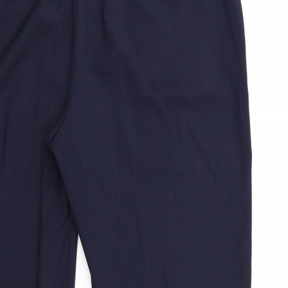 Womens UK Size 14 Marks and Spencer Regular Fit  Blue Trousers