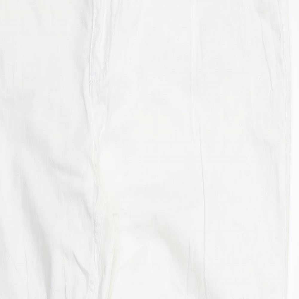 Womens UK Size 18 Country Casuals Regular Fit  White Trousers