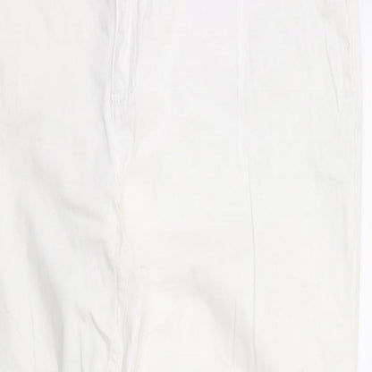 Womens UK Size 18 Country Casuals Regular Fit  White Trousers