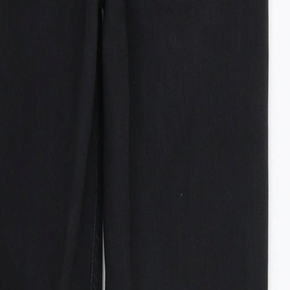 Topshop Womens Black  Denim Skinny Jeans Size 26 in L28 in