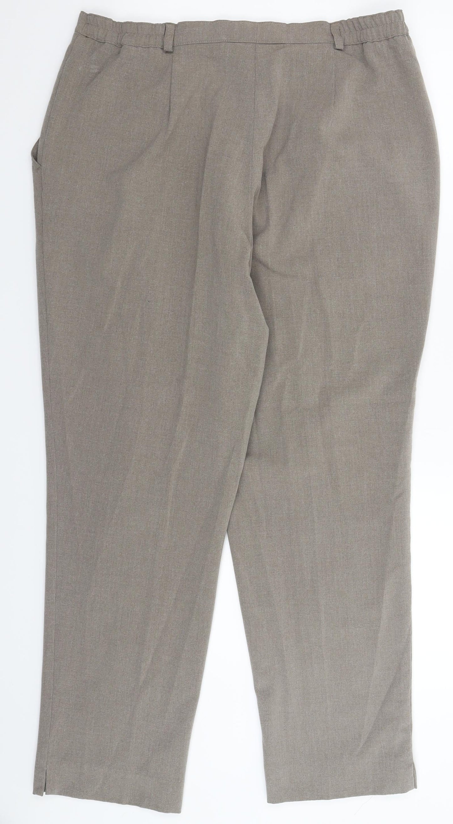 Womens UK Size 34 in Robell Regular Fit  Grey Trousers