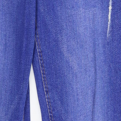 Denim Co Womens Blue  Denim Skinny Jeans Size 10 L31 in