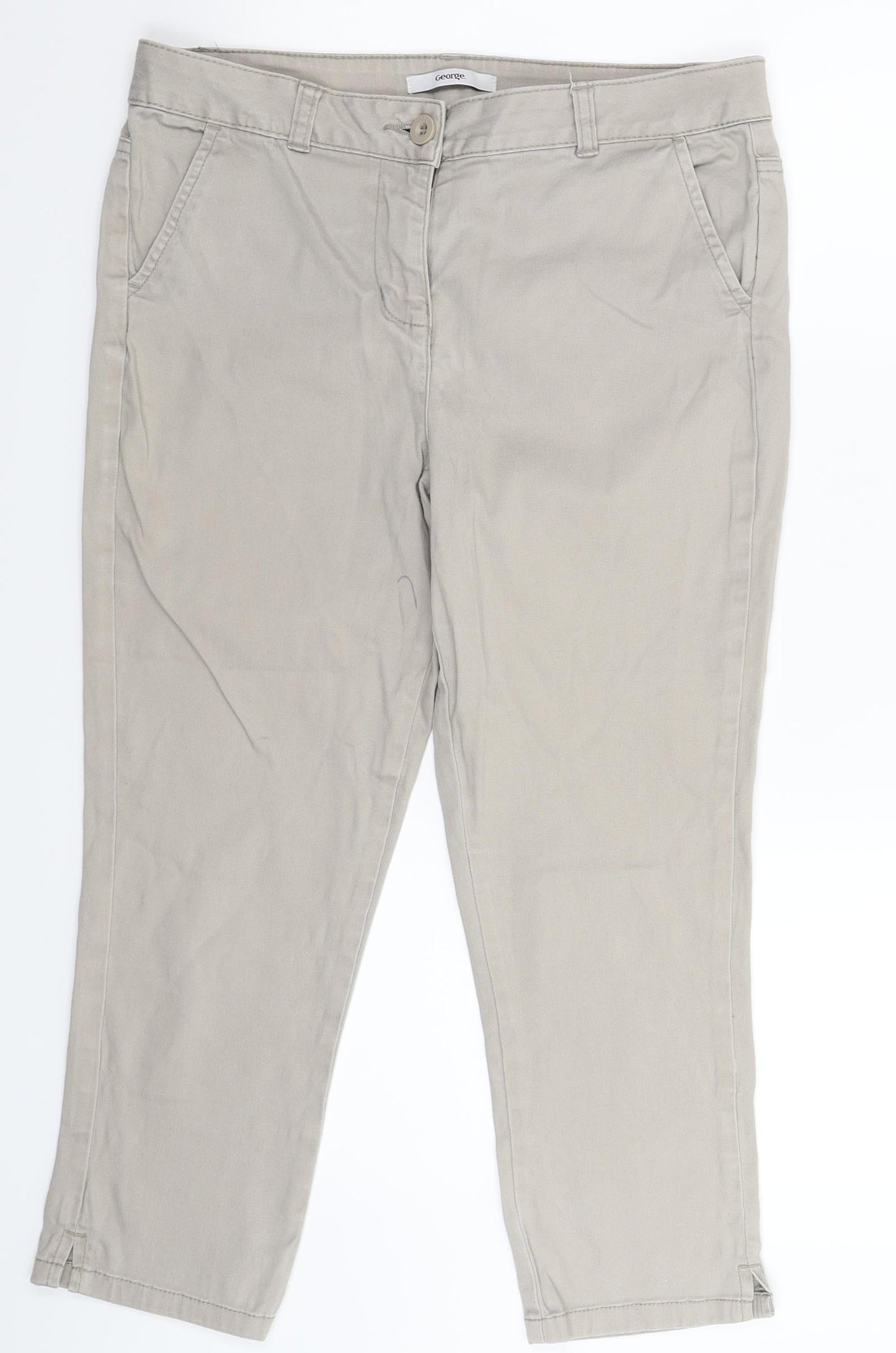 George Womens Grey  Denim Jegging Jeans Size 10 L23 in