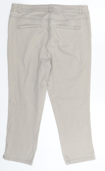 George Womens Grey  Denim Jegging Jeans Size 10 L23 in