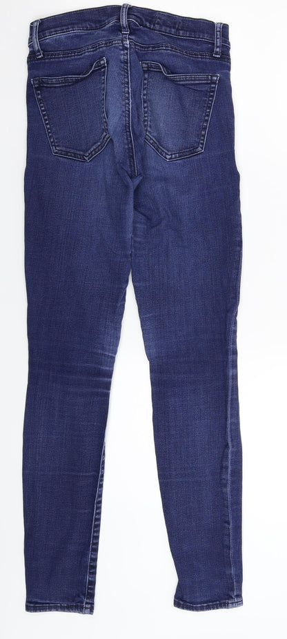 Gap Womens Blue  Denim Skinny Jeans Size 24 in L28 in
