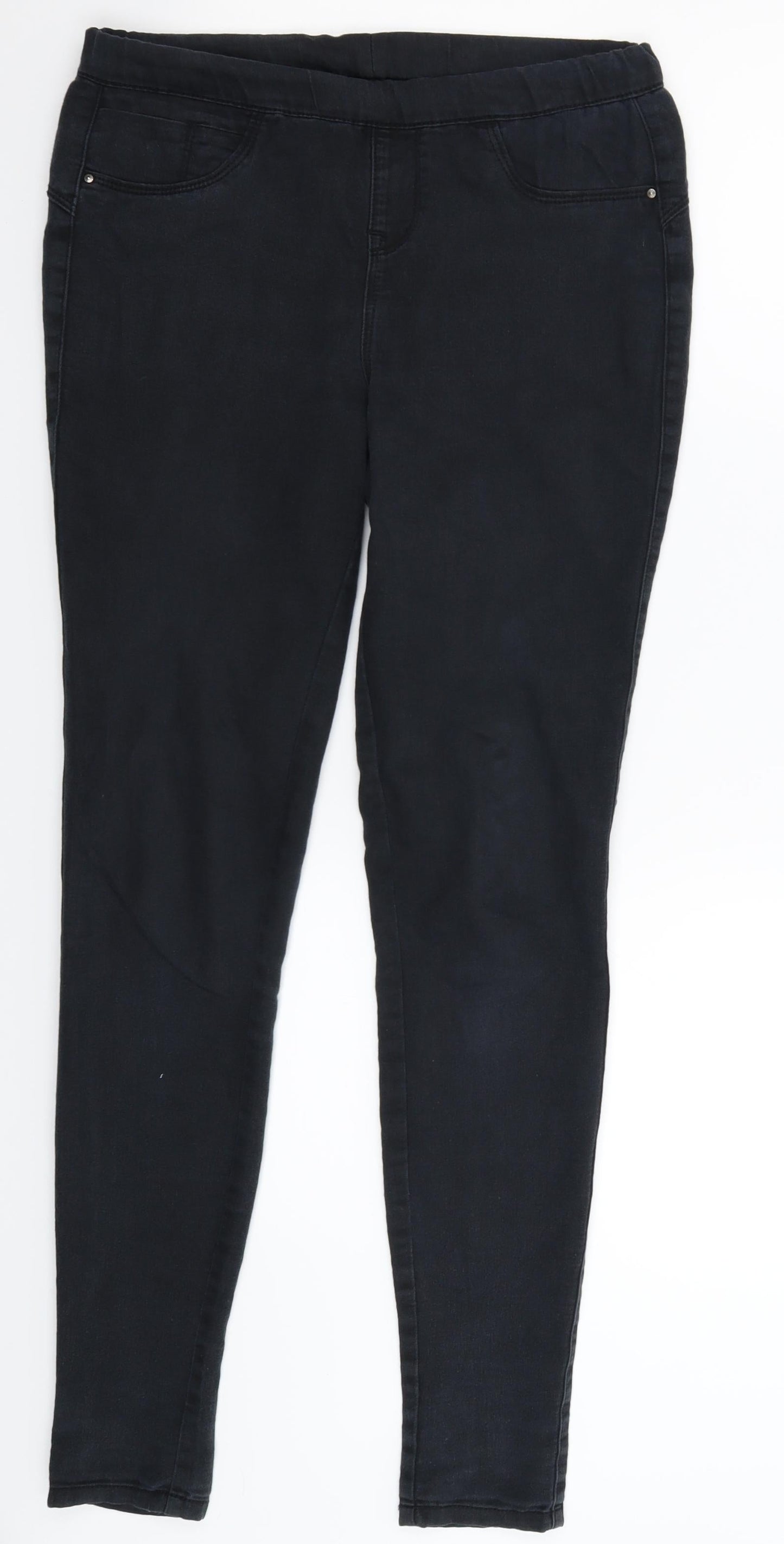 Womens UK Size 30 in Preworn Extra-Slim Fit Jegging Black Jeans