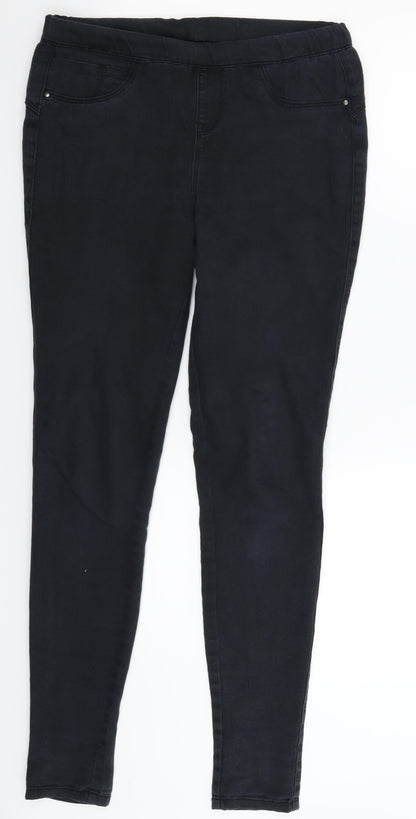 Womens UK Size 30 in Preworn Extra-Slim Fit Jegging Black Jeans