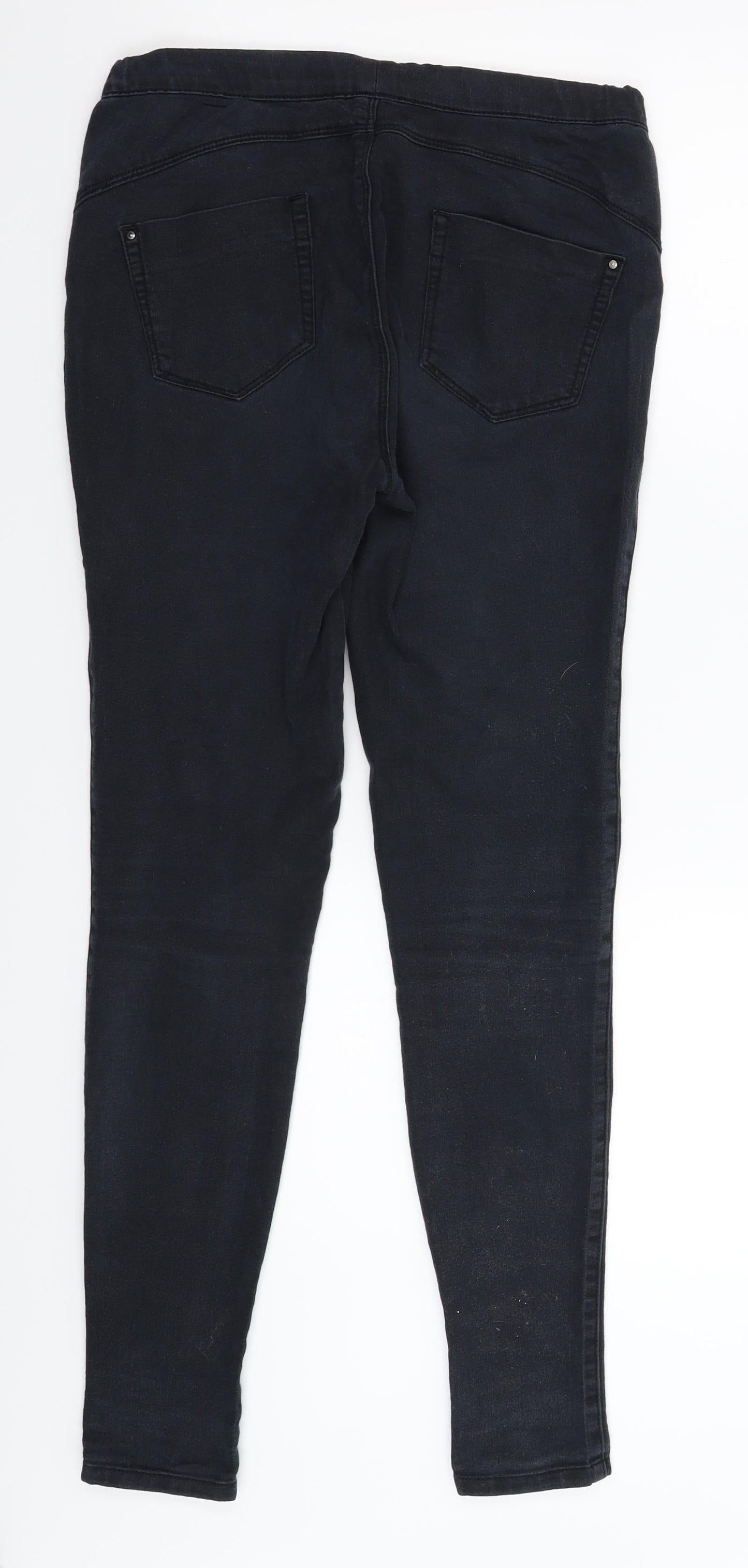 Womens UK Size 30 in Preworn Extra-Slim Fit Jegging Black Jeans