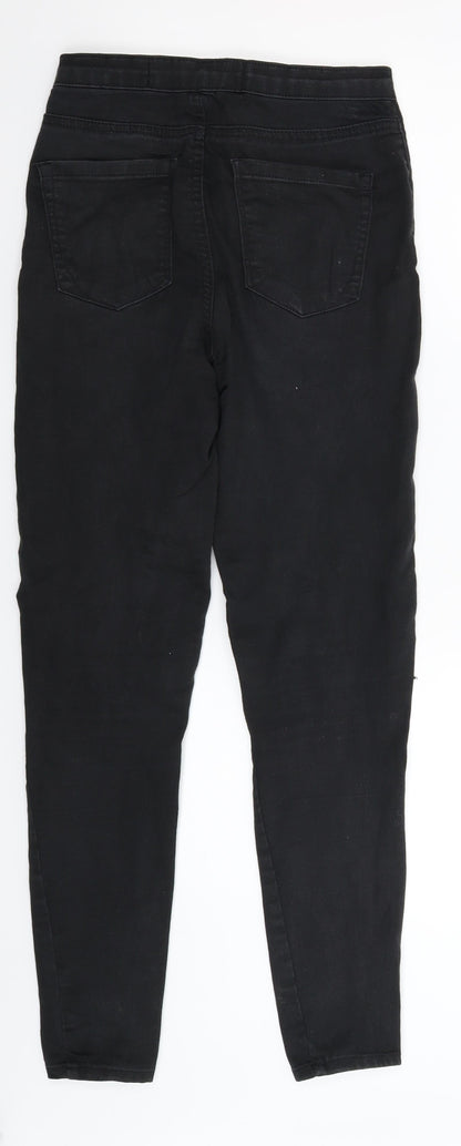 Denim Co Womens Black  Denim Jegging Jeans Size 8 L29 in