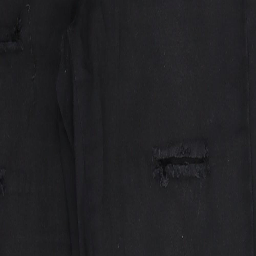 Denim Co Womens Black  Denim Jegging Jeans Size 8 L29 in