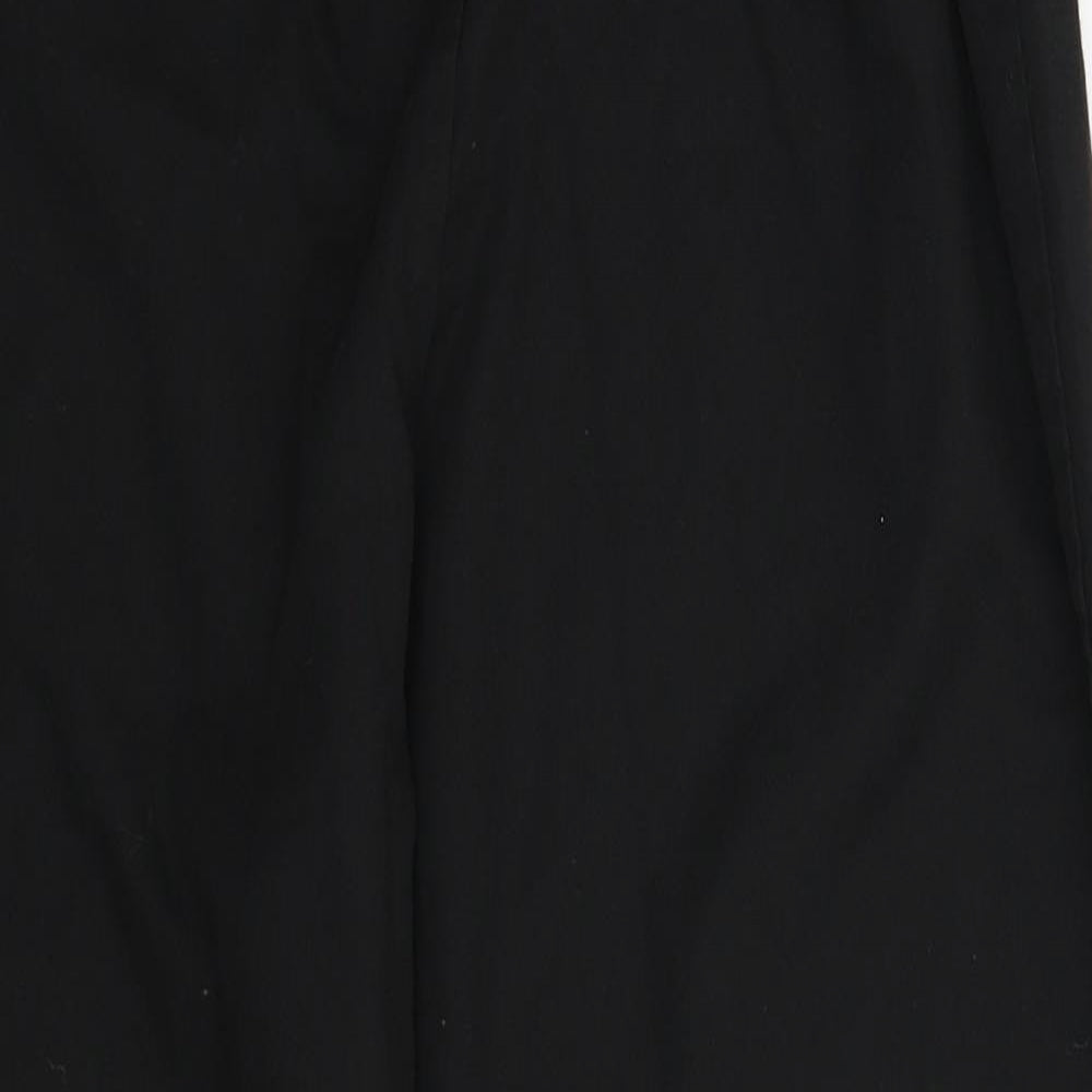 Womens UK Size M Preworn Regular Fit  Black Trousers