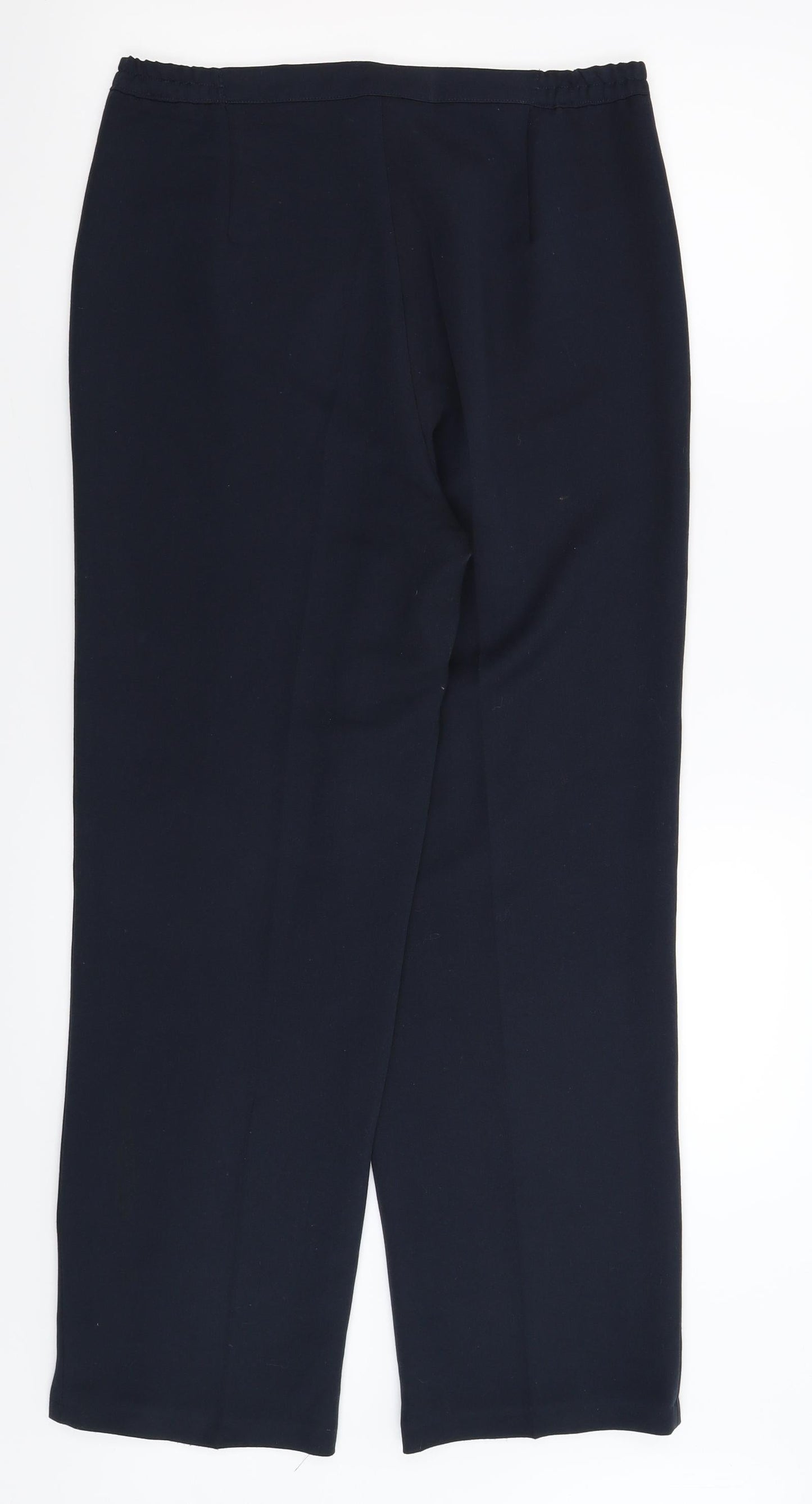 Poppy Womens Blue   Trousers  Size 12 L29 in