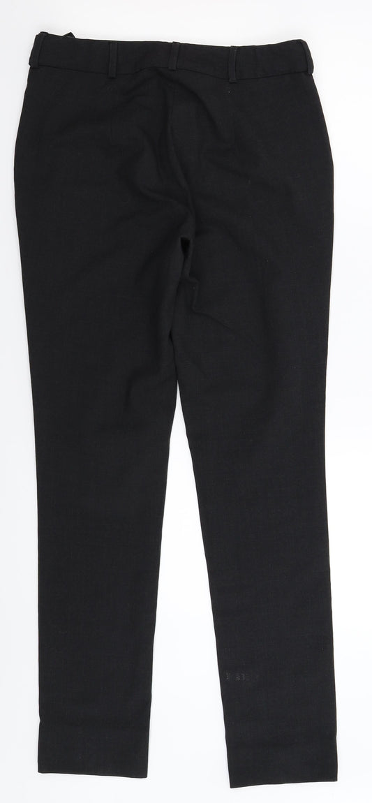 Womens UK Size 8 Simon Jersey Extra-Slim Fit Dress Pants Grey Trousers
