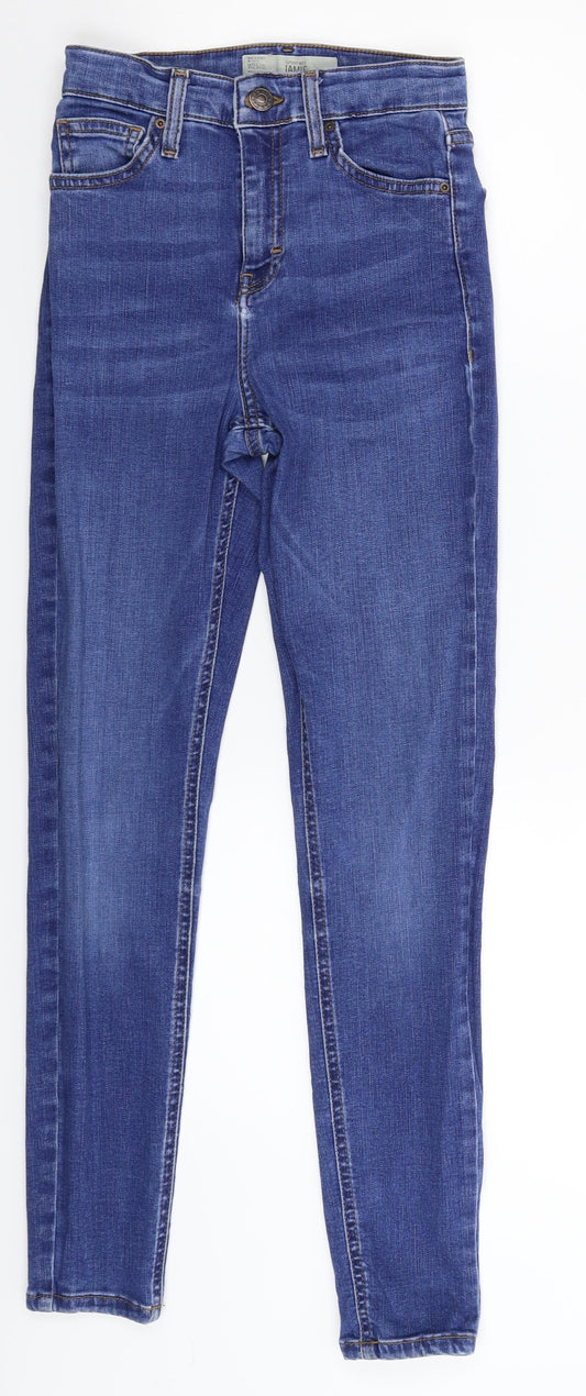 Topshop Womens Blue  Denim Jegging Jeans Size 26 in L26 in