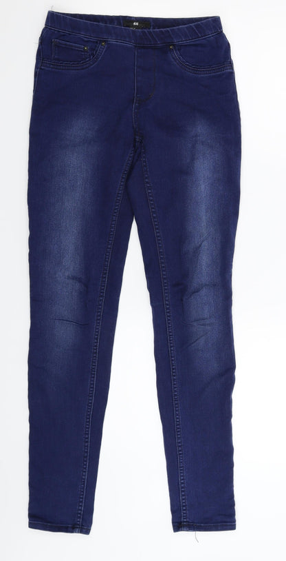 Womens UK Size 6 H&M Extra-Slim Fit Jegging Blue Jeans