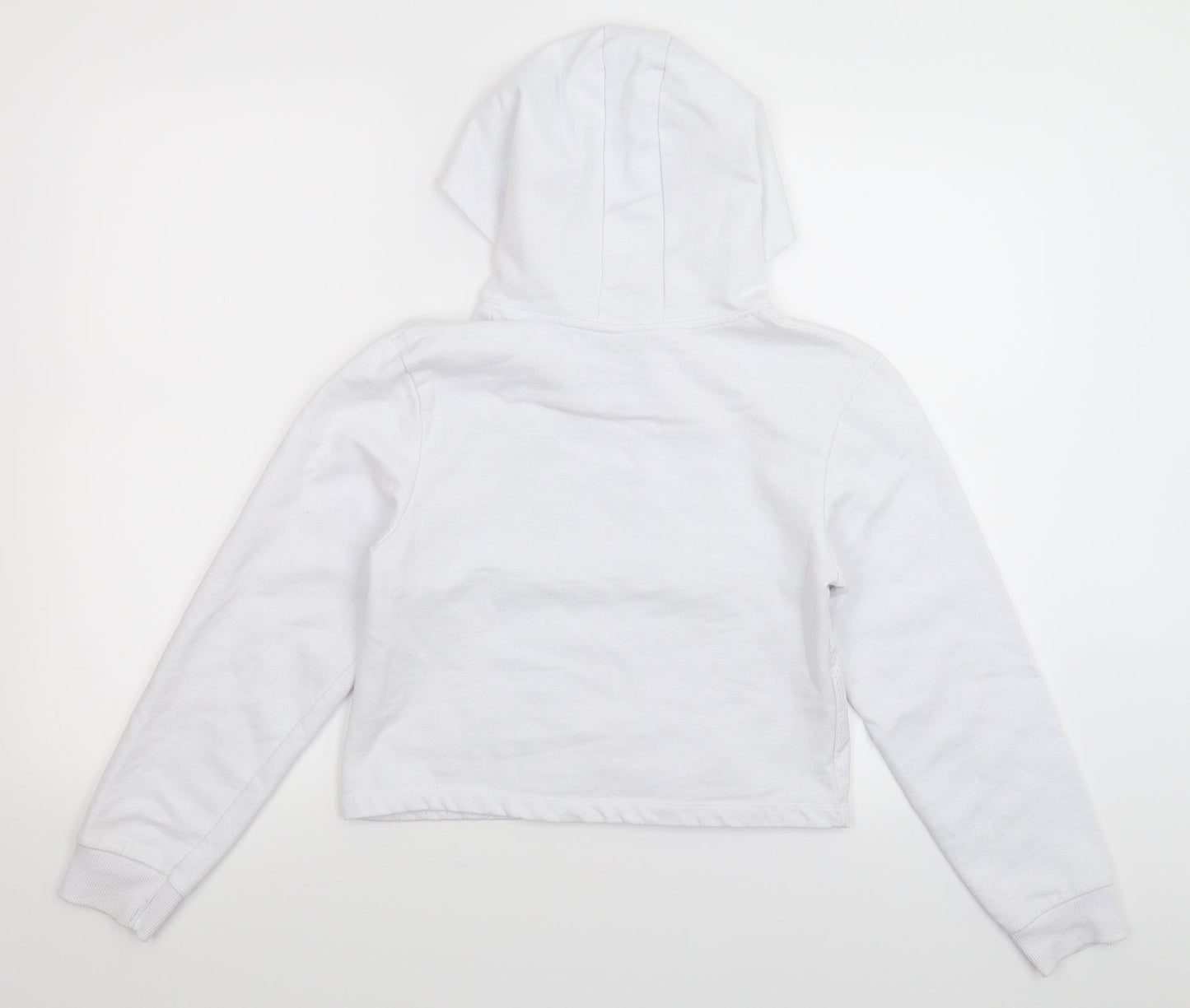 Primark Girls White   Pullover Hoodie Size 10-11 Years