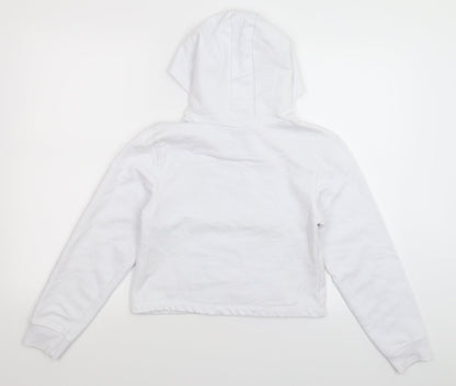 Primark Girls White   Pullover Hoodie Size 10-11 Years