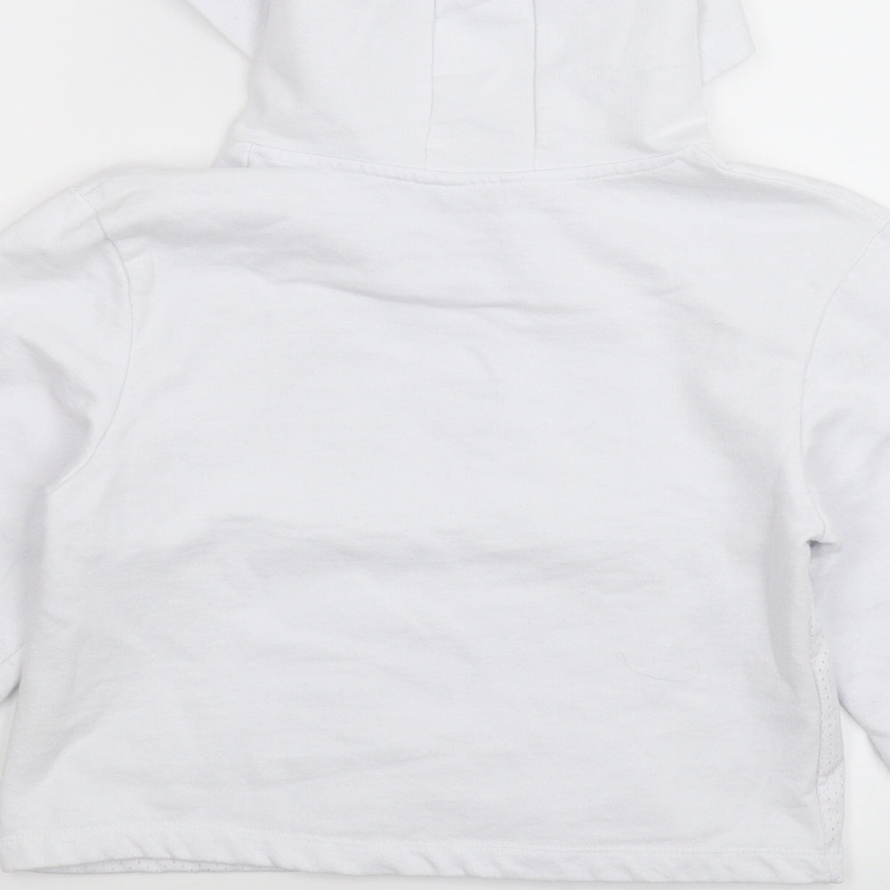 Primark Girls White   Pullover Hoodie Size 10-11 Years