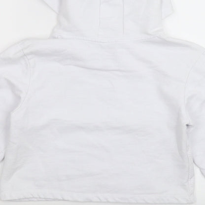 Primark Girls White   Pullover Hoodie Size 10-11 Years