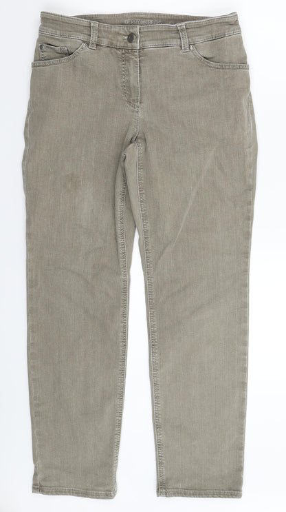 Gerry Weber Womens Grey  Denim Skinny Jeans Size 32 in L28 in