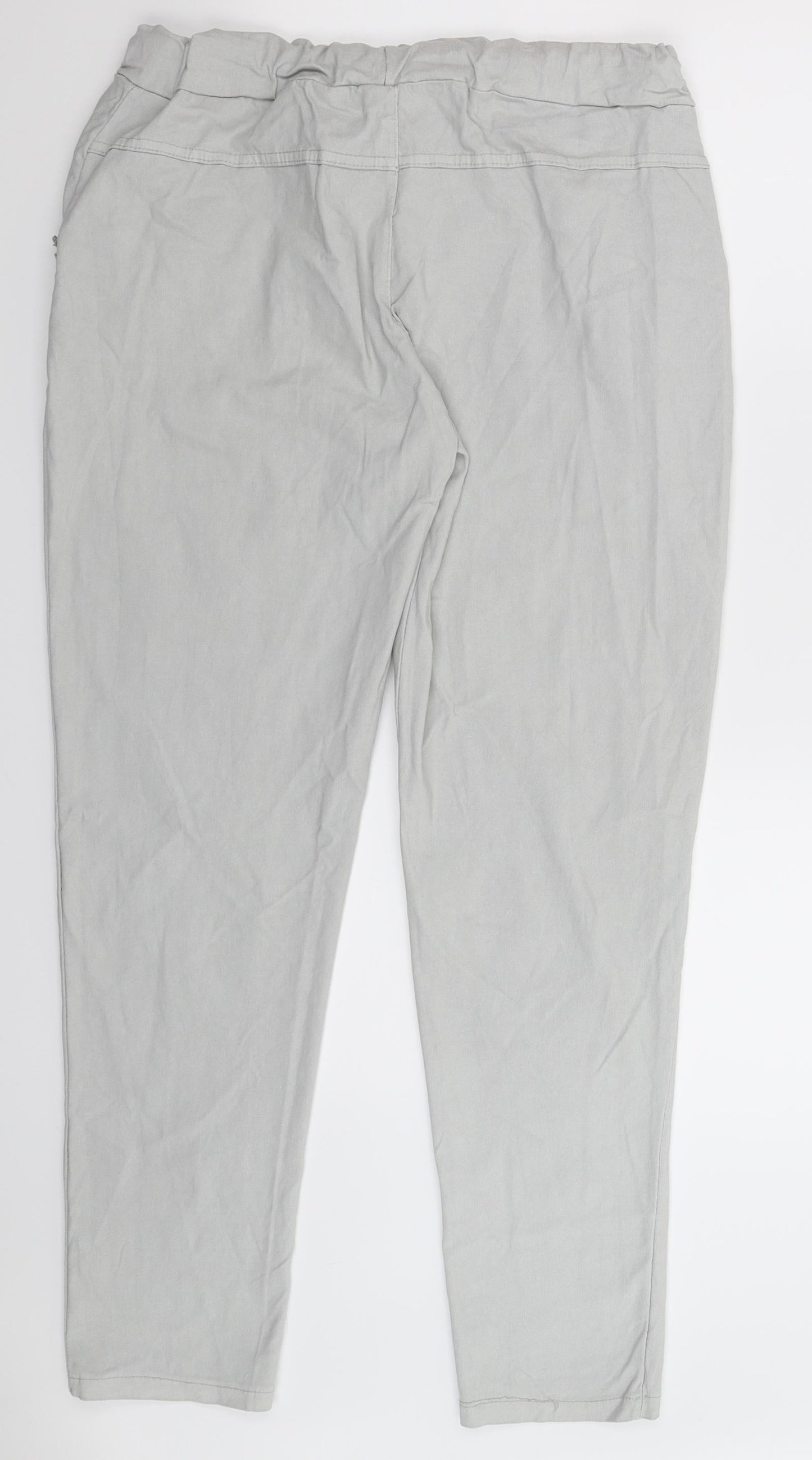 Womens UK Size 36 in Preworn Extra-Slim Fit  Grey Trousers