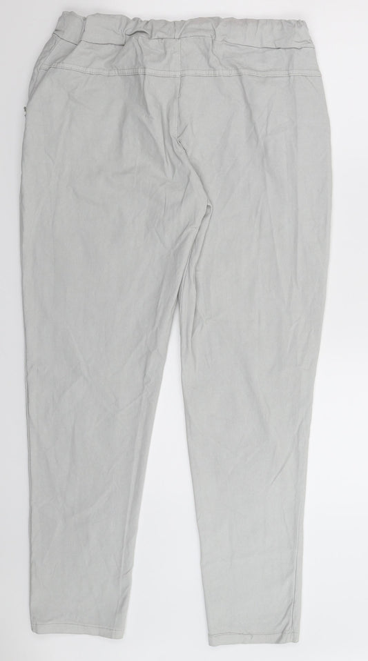 Womens UK Size 36 in Preworn Extra-Slim Fit  Grey Trousers