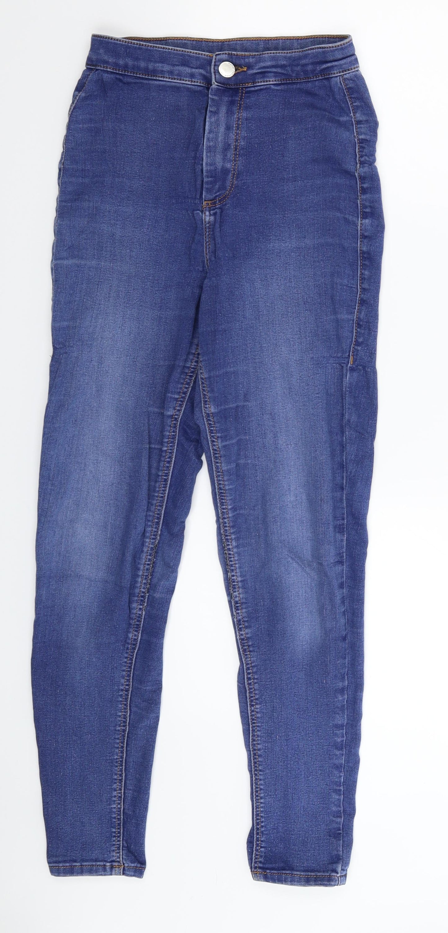 Topshop Womens Blue  Denim Skinny Jeans Size 26 in L27 in