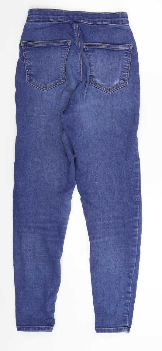 Topshop Womens Blue  Denim Skinny Jeans Size 26 in L27 in