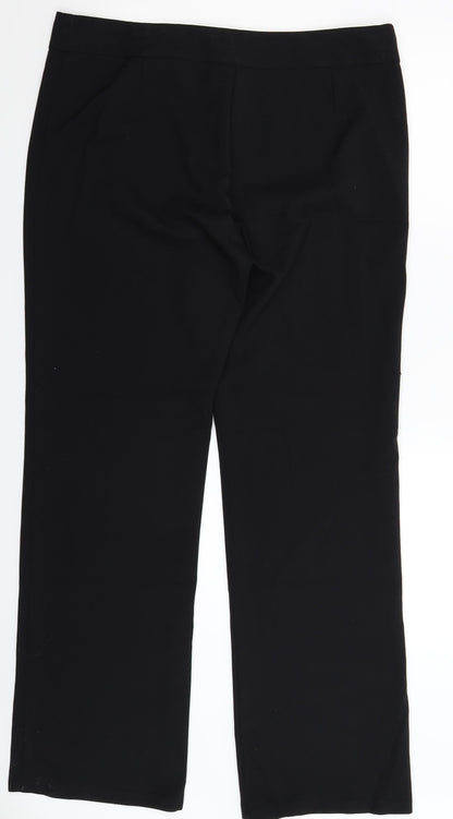 Womens UK Size 36 in Preworn Regular Fit  Black Trousers