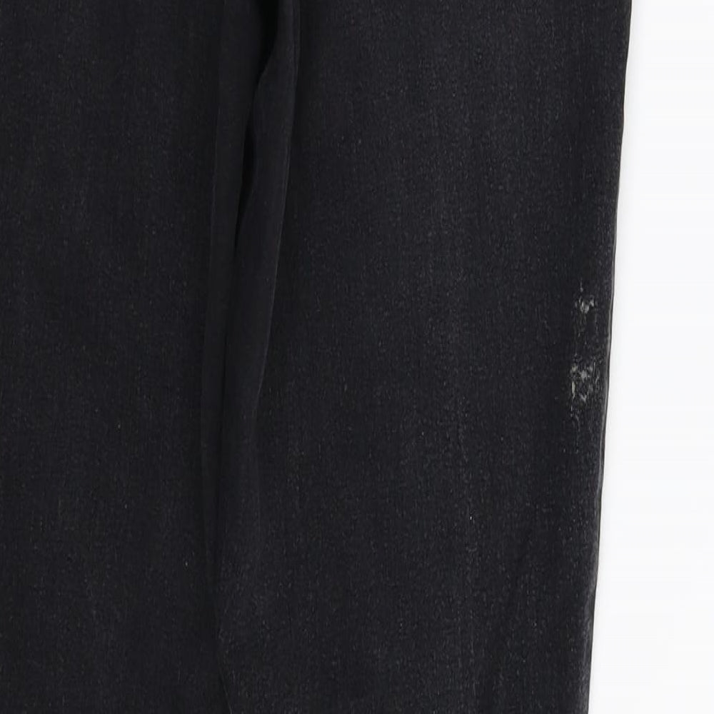 Dorothy Perkins Womens Black  Denim Skinny Jeans Size 10 L30 in