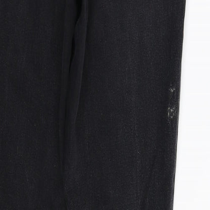 Dorothy Perkins Womens Black  Denim Skinny Jeans Size 10 L30 in