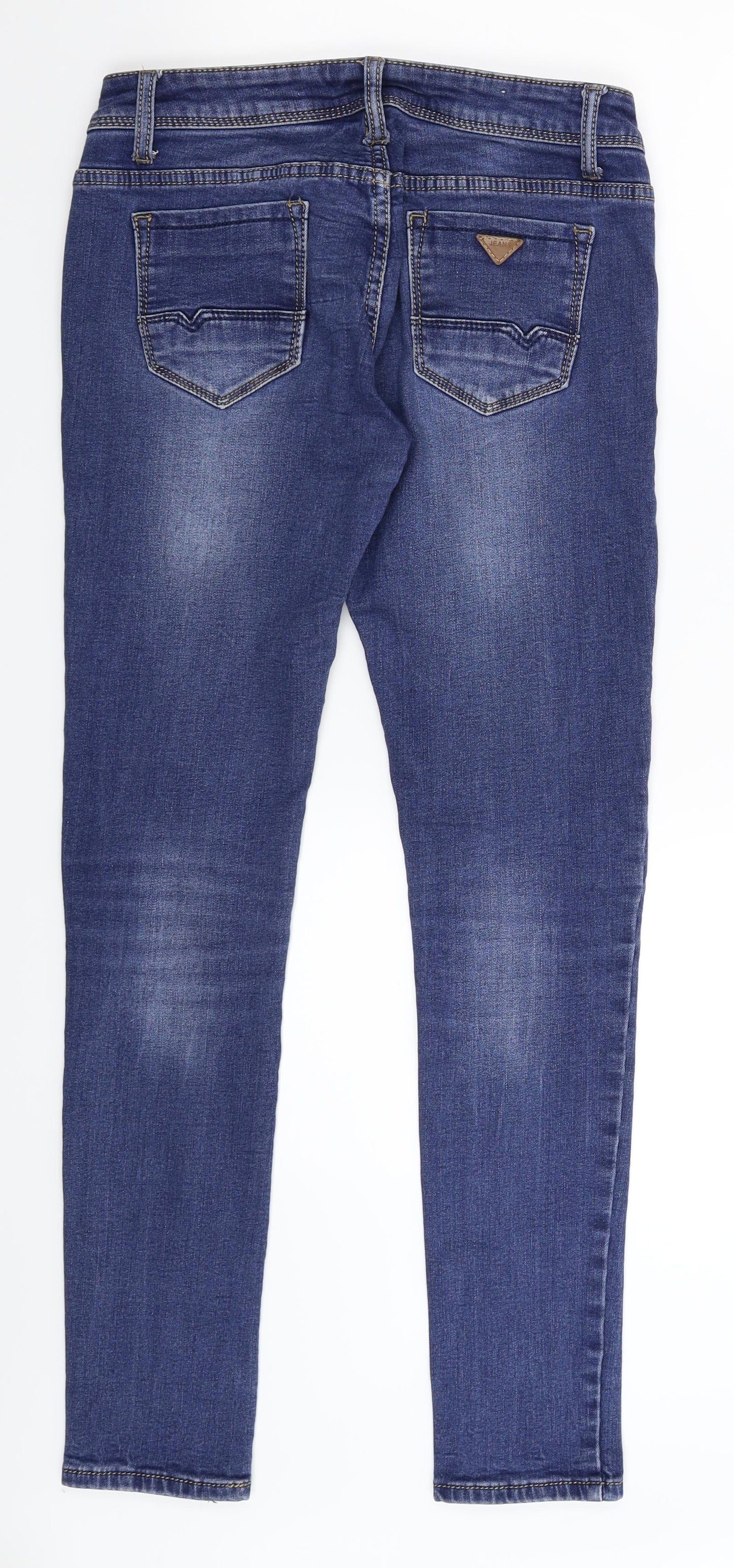 Womens UK Size 30 in Preworn Extra-Slim Fit Skinny Blue Jeans