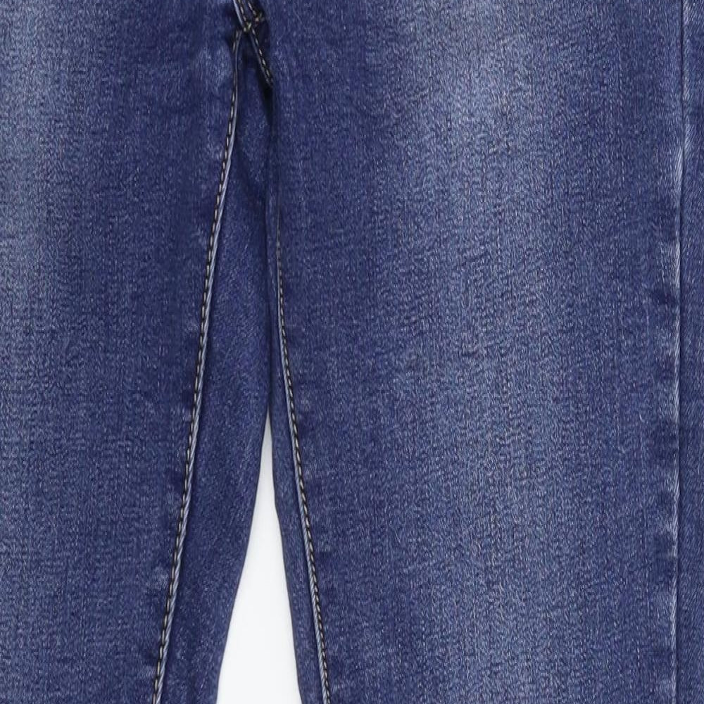 Womens UK Size 30 in Preworn Extra-Slim Fit Skinny Blue Jeans