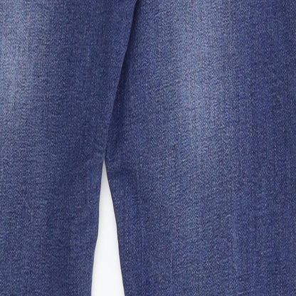 Womens UK Size 30 in Preworn Extra-Slim Fit Skinny Blue Jeans