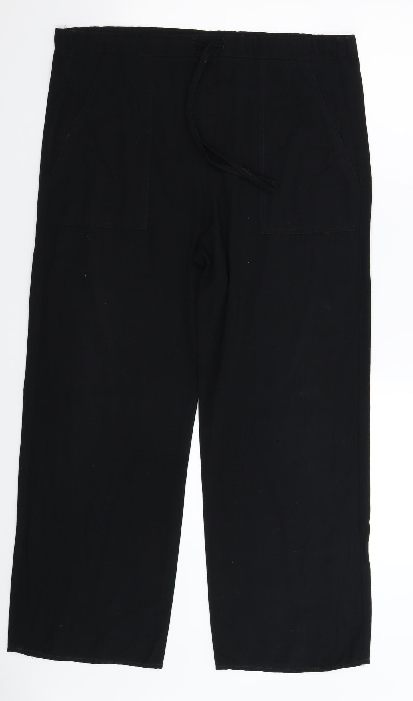 AS Design Womens Black   Trousers  Size 12 L25 in