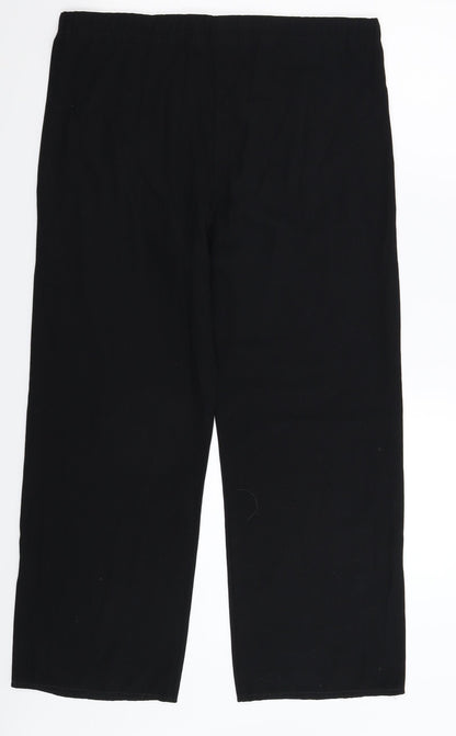 AS Design Womens Black   Trousers  Size 12 L25 in