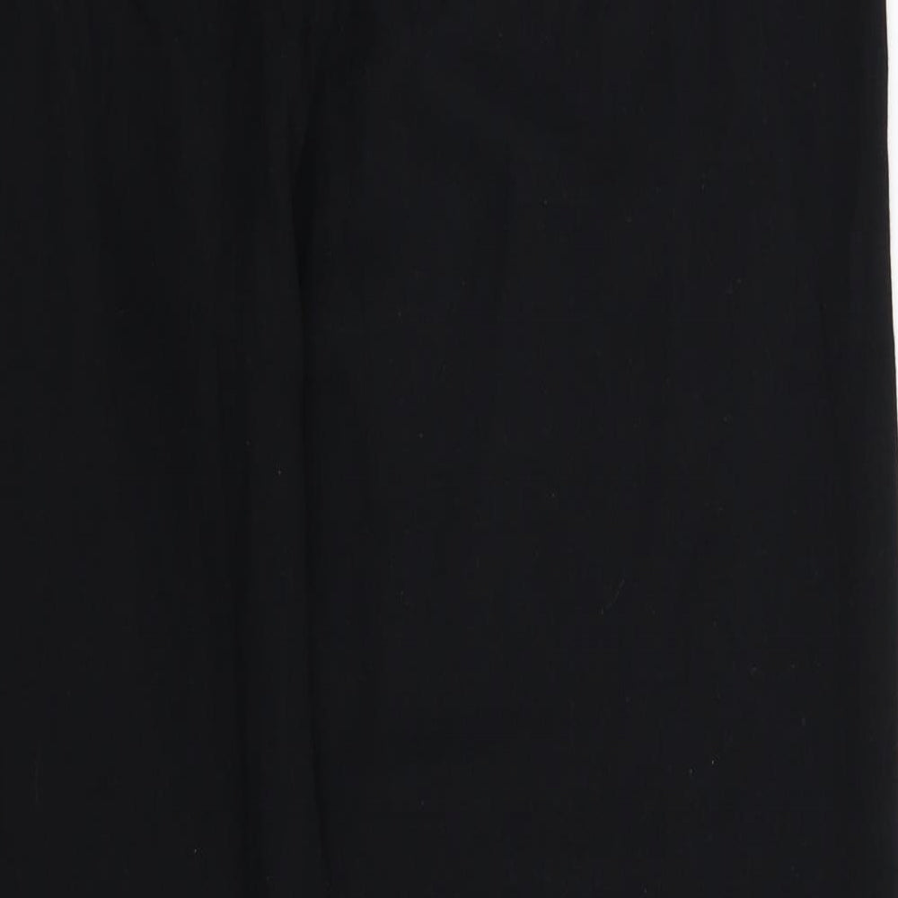 AS Design Womens Black   Trousers  Size 12 L25 in
