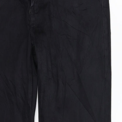 Womens UK Size 12 Preworn Slim Fit  Blue Trousers