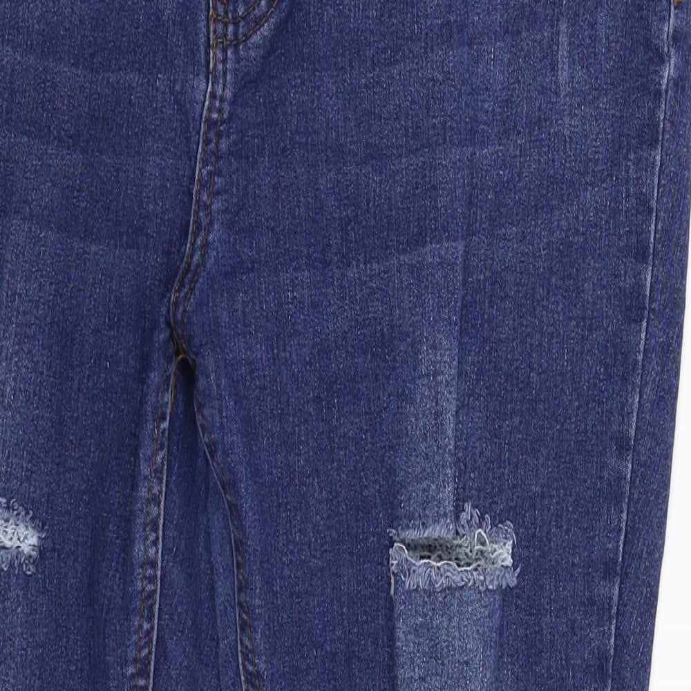 Womens UK Size 30 in Preworn Extra-Slim Fit Skinny Blue Jeans