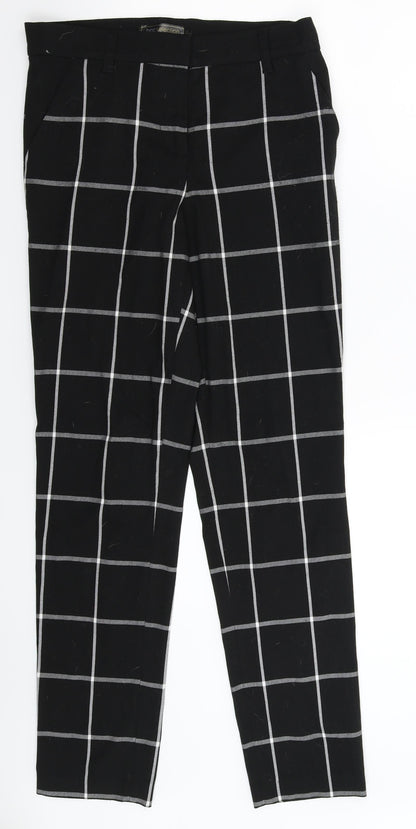 Womens UK Size 30 in bonprix Extra-Slim Fit Capri Black Trousers
