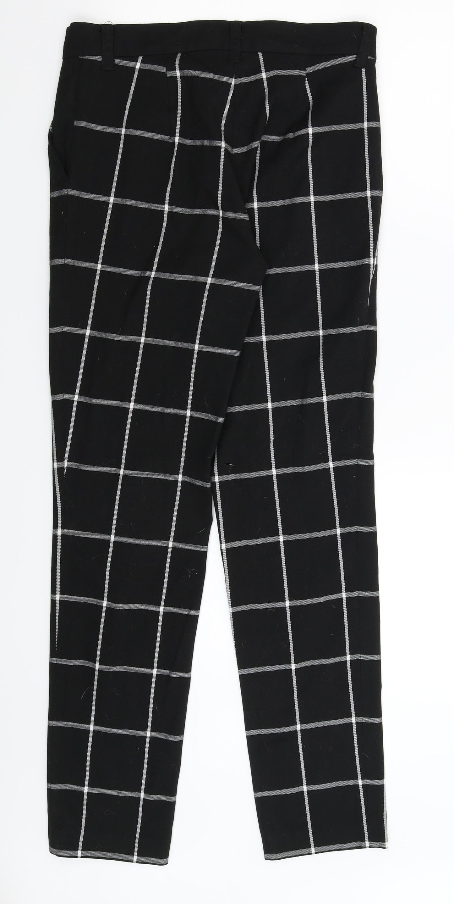 Womens UK Size 30 in bonprix Extra-Slim Fit Capri Black Trousers