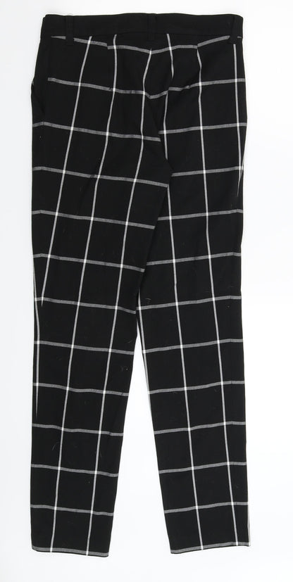 Womens UK Size 30 in bonprix Extra-Slim Fit Capri Black Trousers