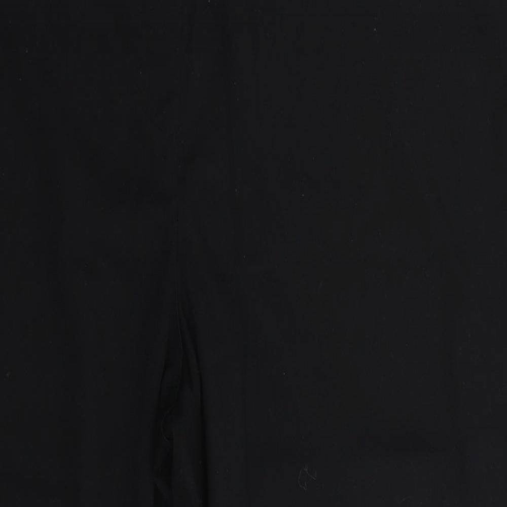 Womens UK Size 40 in Preworn Slim Fit  Black Trousers