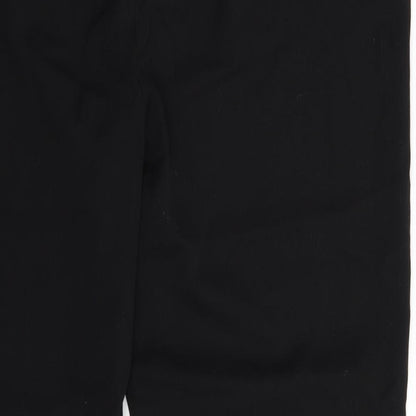 Womens UK Size 40 in Preworn Slim Fit  Black Trousers