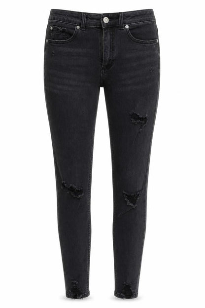 Womens UK Size 8 Denim Co Extra-Slim Fit Jegging Black Jeans