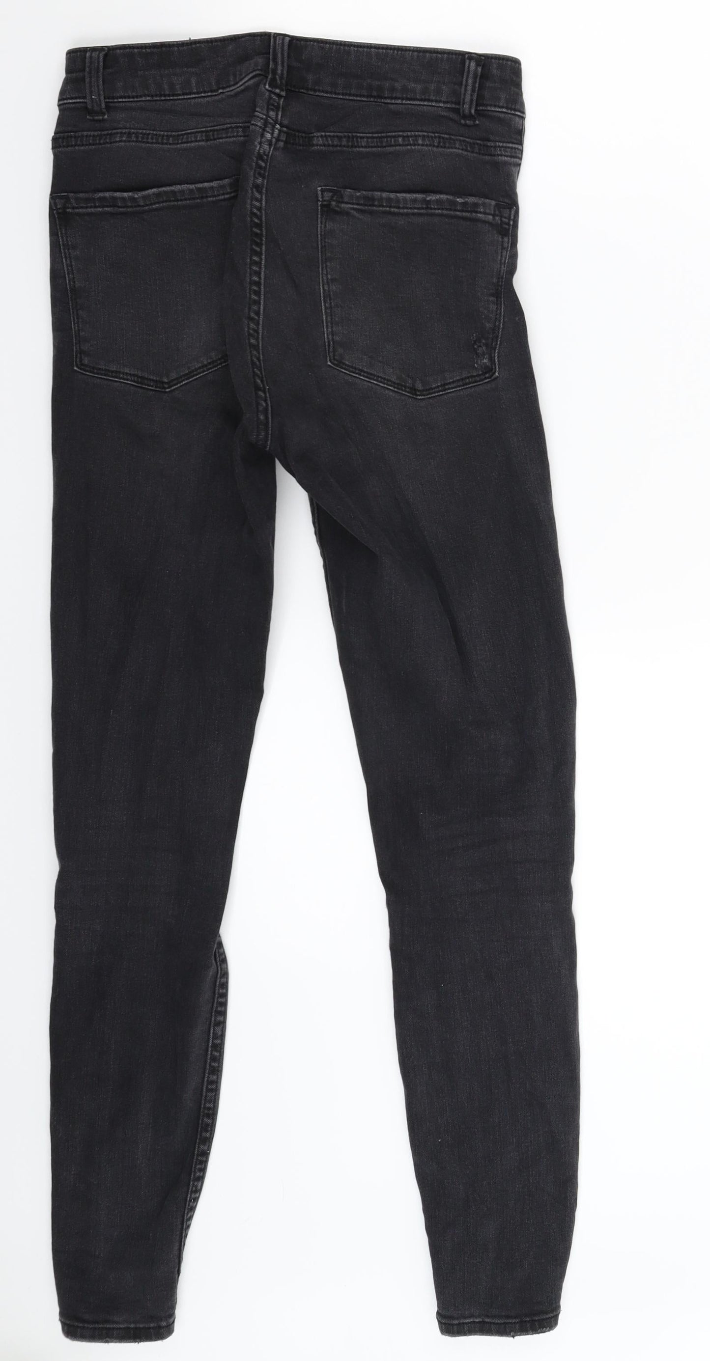 Denim Co Womens Black  Denim Jegging Jeans Size 8 L27 in