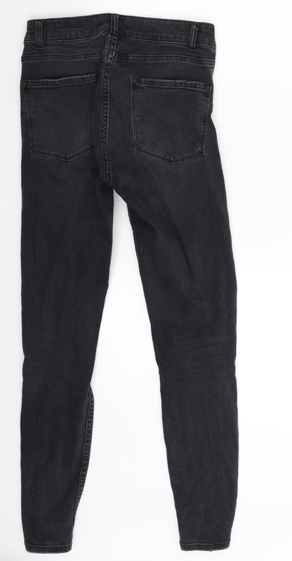 Denim Co Womens Black  Denim Jegging Jeans Size 8 L27 in