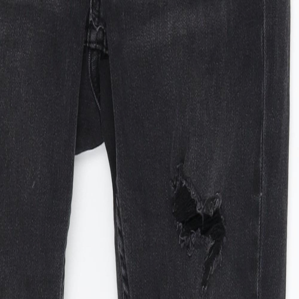 Denim Co Womens Black  Denim Jegging Jeans Size 8 L27 in