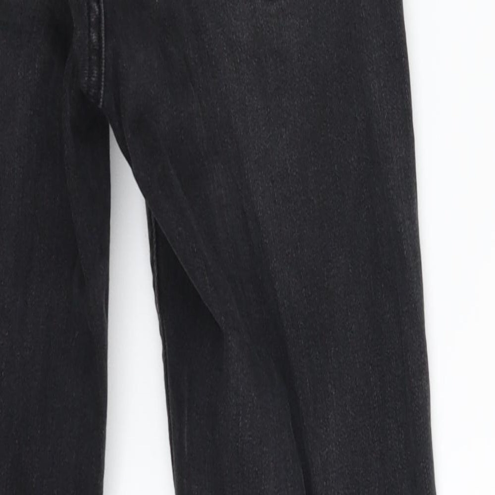 Denim Co Womens Black  Denim Jegging Jeans Size 8 L27 in