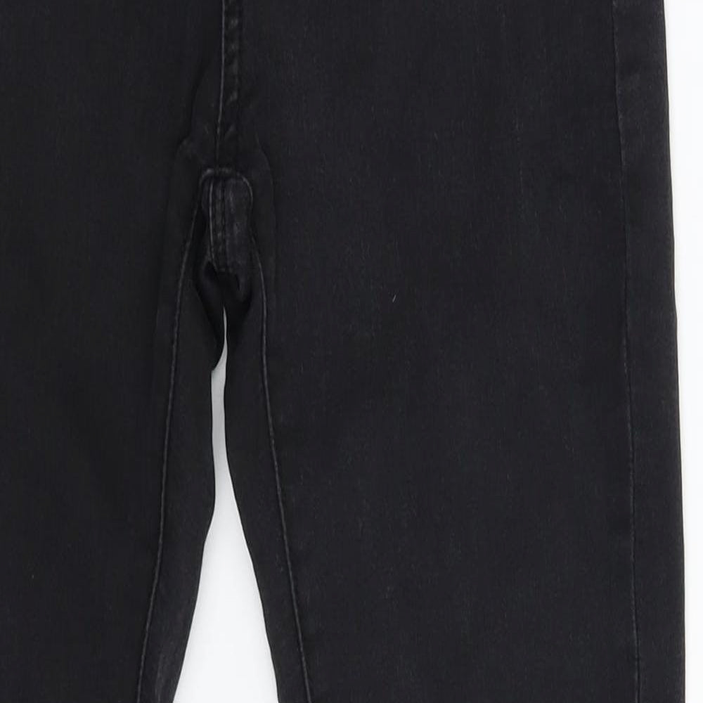 Denim Co Womens Black  Denim Jegging Jeans Size 8 L29 in